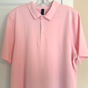 Lulu pink polo. Only worn once. XL is to big for me now